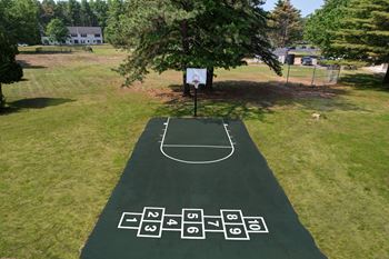 New tennis and basketball courts